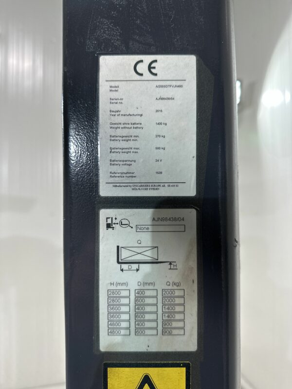 ATLET A/200SDTFVJN480 - Stacker Electric - Image 4