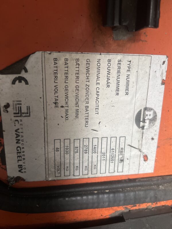 BT RRE140 - Reach truck - Image 4