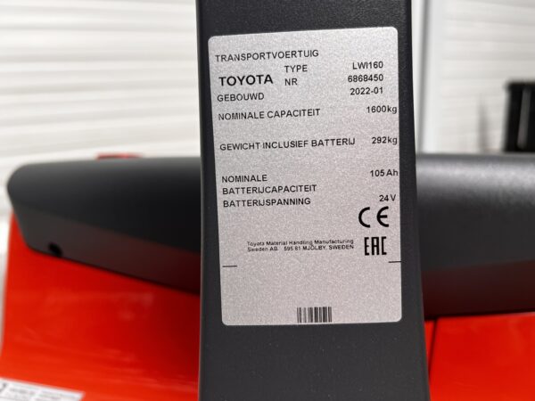 BT LWI160 - Electric pallet truck - Image 3