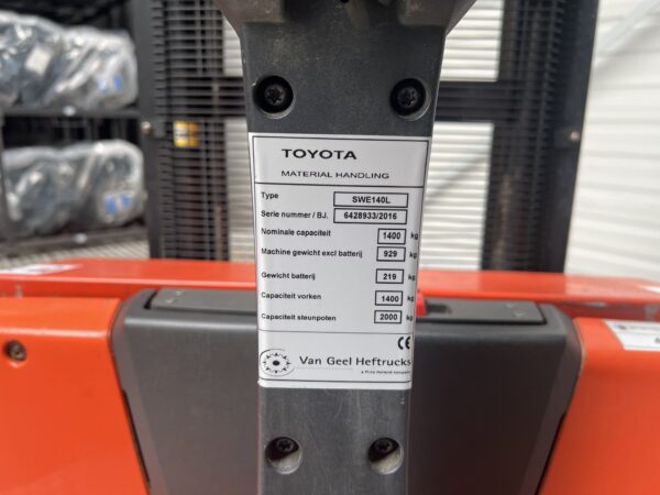 BT SWE140L - Stacker Electric - Image 3