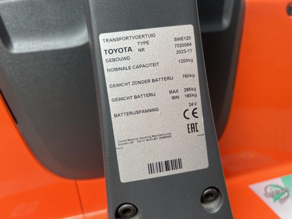 TOYOTA SWE120 - Stacker Electric - Image 4