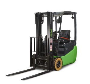 CESAB B200 electric forklift - compact 3-wheel model in warehouse | Prins Maasdijk