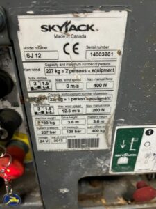 Skyjack SJ12 – Skyjack SJ12